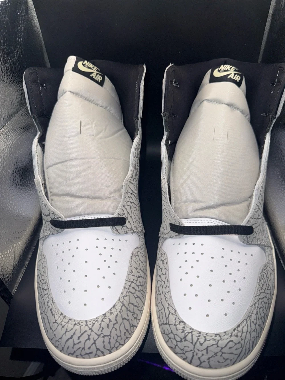 Size 18 - Air Jordan 1 Retro OG High White Cement, DZ5485-052, New W/ No Box